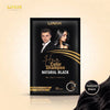 UNIK Care Natural Black Hair Dye Shampoo Sachet | Pack of 10 | 25ML Each