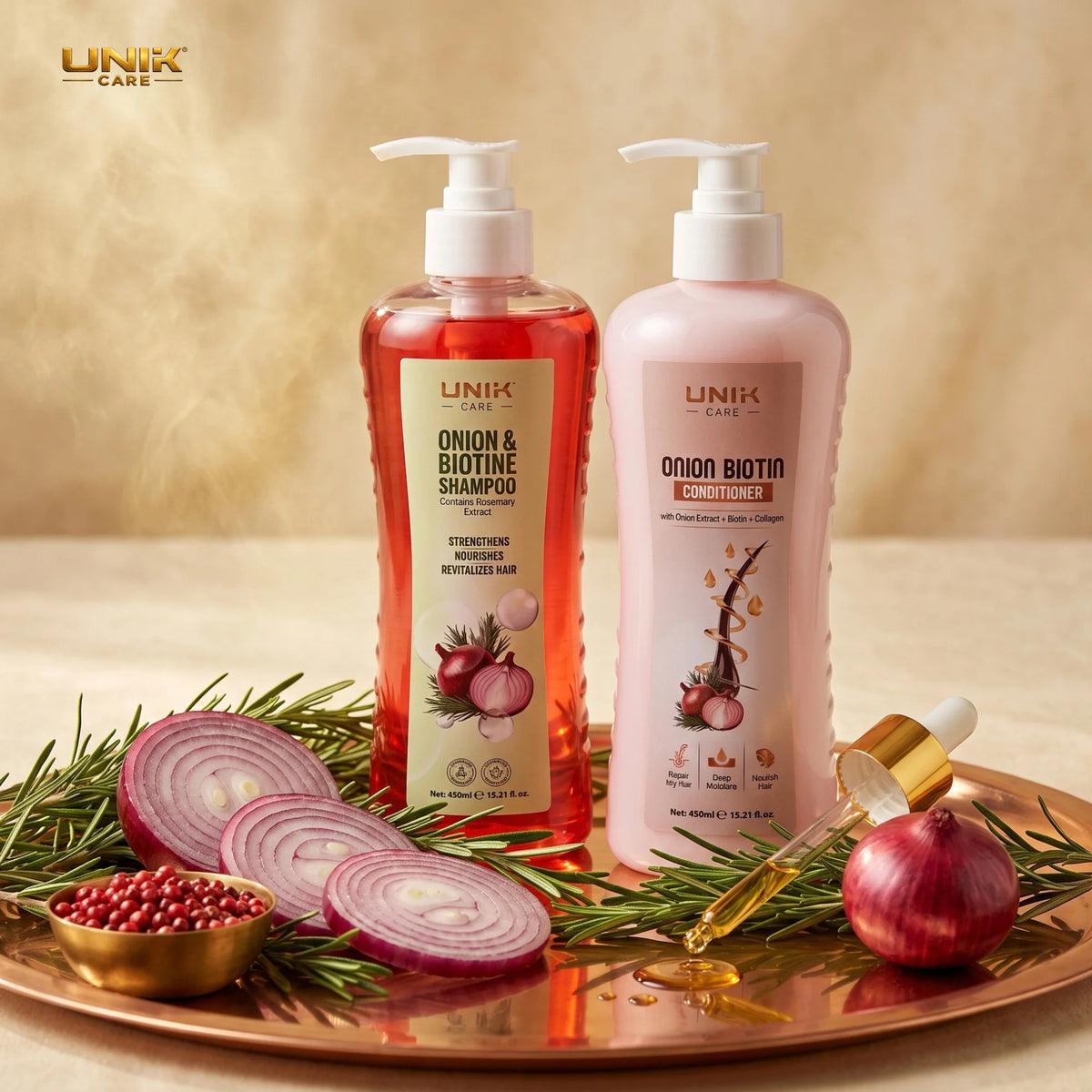 Onion & Biotine Shampoo & Conditioner Set