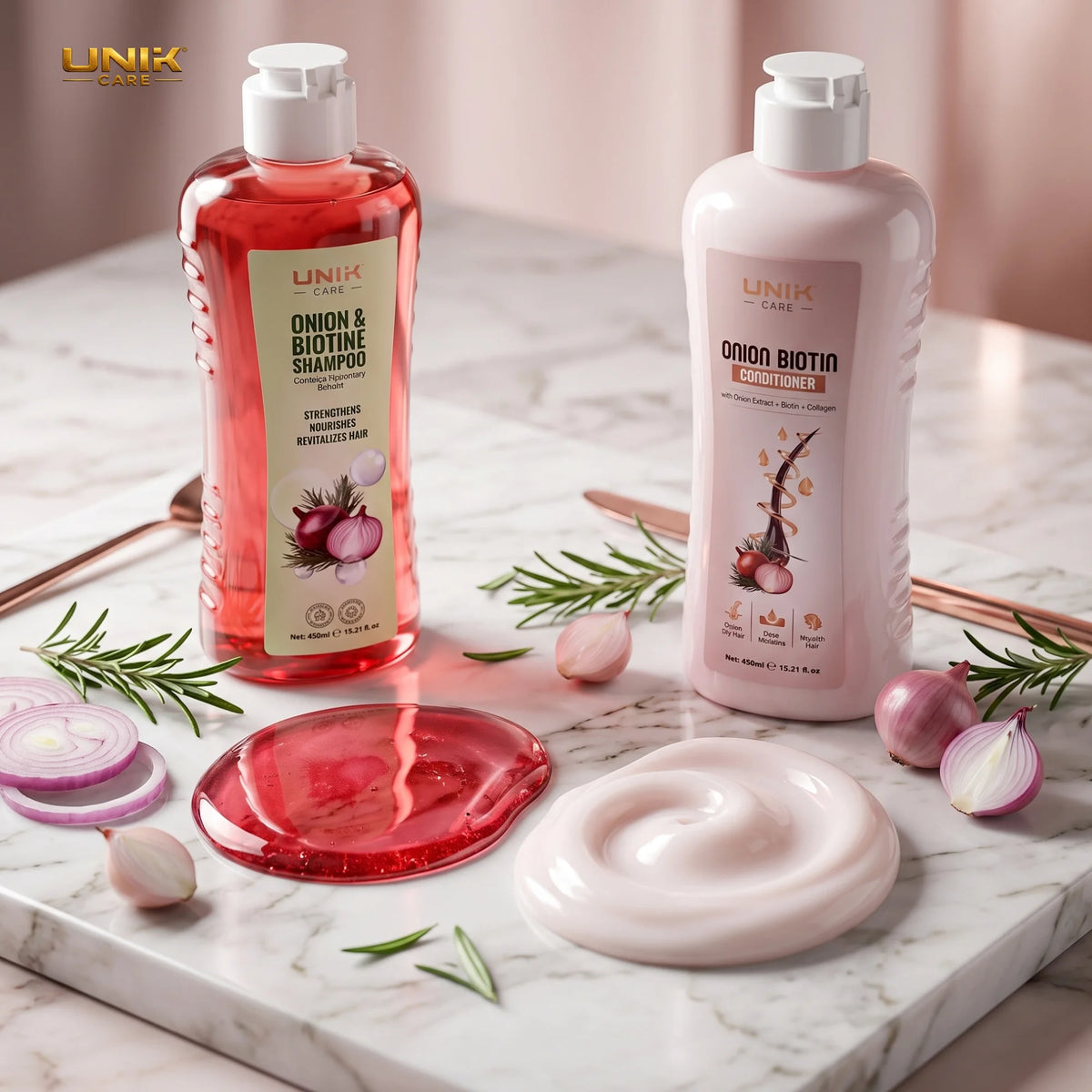 Onion & Biotine Shampoo & Conditioner Set