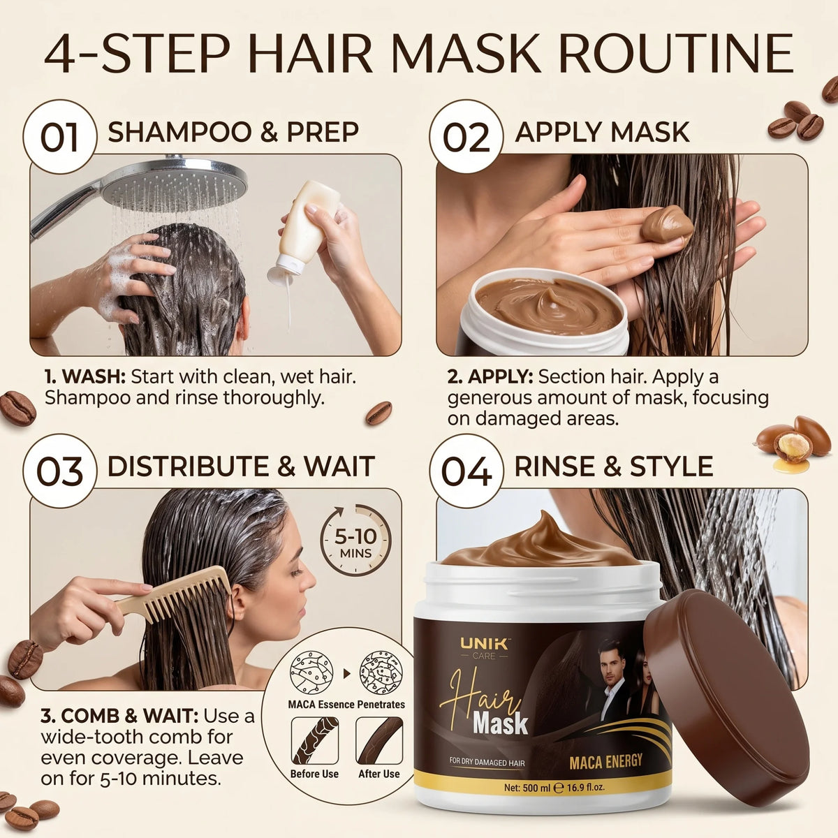 Maca Energy Hair Mask